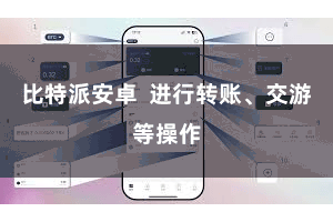 比特派安卓 进行转账、交游等操作