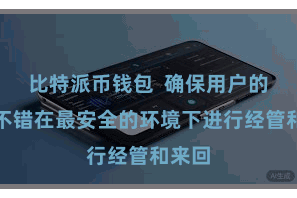 比特派币钱包 确保用户的资产不错在最安全的环境下进行经管和来回
