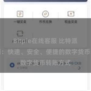 Bitpie在线客服 比特派转账指南：快速、安全、便捷的数字货币转账方式