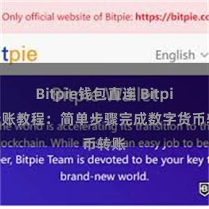 Bitpie钱包直连 Bitpie 转账教程：简单步骤完成数字货币转账