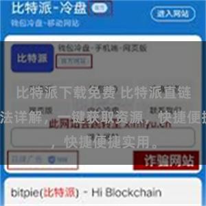 比特派下载免费 比特派直链下载方法详解，一键获取资源，快捷便捷实用。