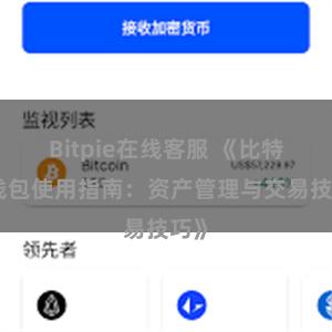 Bitpie在线客服 《比特派钱包使用指南：资产管理与交易技巧》