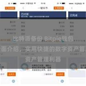 比特派备份 Bitpie钱包功能全面介绍，实用快捷的数字资产管理利器