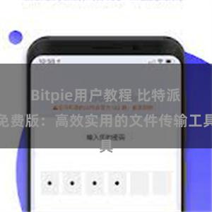 Bitpie用户教程 比特派免费版：高效实用的文件传输工具