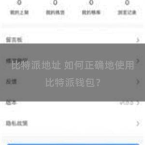 比特派地址 如何正确地使用比特派钱包？