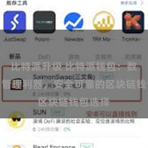 比特派升级 比特派钱包：数字货币管理利器，安全可靠的区块链钱包选择