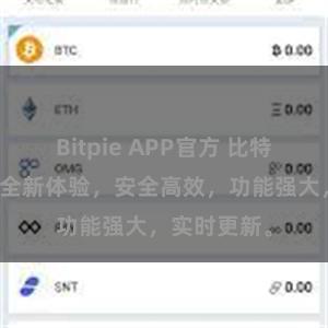 Bitpie APP官方 比特派官方版：全新体验，安全高效，功能强大，实时更新。