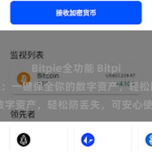Bitpie全功能 Bitpie APP备份教程：一键保全你的数字资产，轻松防丢失，可安心使用。