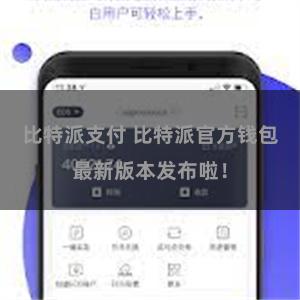 比特派支付 比特派官方钱包最新版本发布啦！