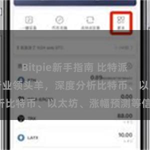 Bitpie新手指南 比特派官方：区块链行业领头羊，深度分析比特币、以太坊、涨幅预测等信息！