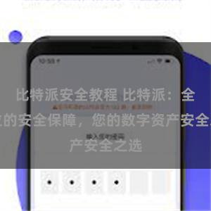 比特派安全教程 比特派：全方位的安全保障，您的数字资产安全之选