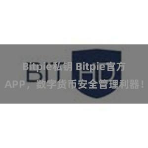 Bitpie私钥 Bitpie官方APP，数字货币安全管理利器！