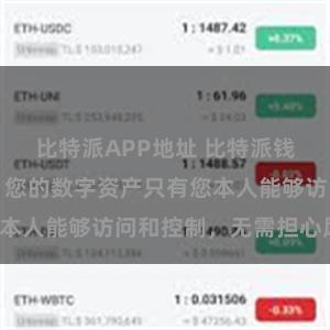 比特派APP地址 比特派钱包绝对安全！您的数字资产只有您本人能够访问和控制，无需担心风险。