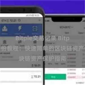 Bitpie交易记录 Bitpie钱包备份教程：快速简单的区块链资产保护指南