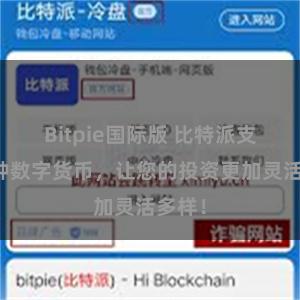 Bitpie国际版 比特派支持多种数字货币，让您的投资更加灵活多样！