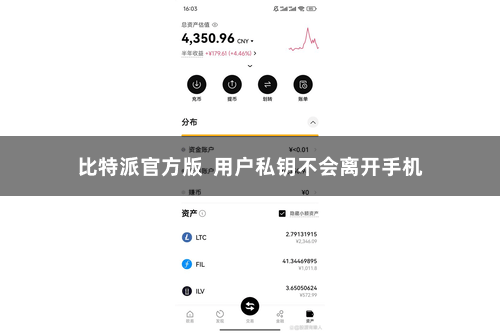 比特派官方版  用户私钥不会离开手机