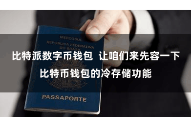 比特派数字币钱包 让咱们来先容一下比特币钱包的冷存储功能