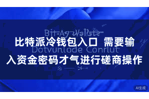 比特派冷钱包入口  需要输入资金密码才气进行磋商操作