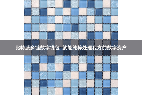 比特派多链数字钱包  就能纯粹处理我方的数字资产