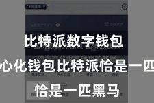 比特派数字钱包  去中心化钱包比特派恰是一匹黑马
